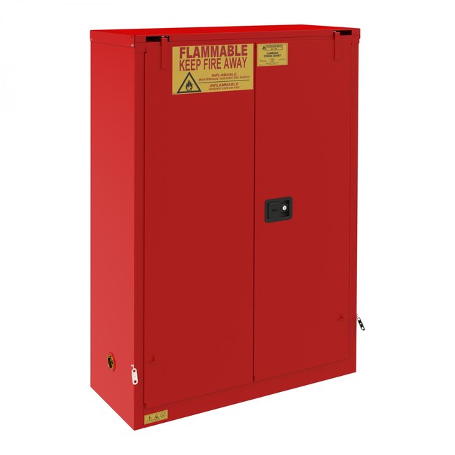 DURHAM MFG 1045S-17 Flammable Storage, 45 Gallon, Self Close
