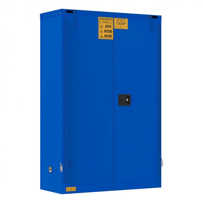DURHAM MFG 1045S-293T Corrosive Storage, 45 Gallon, Self Close