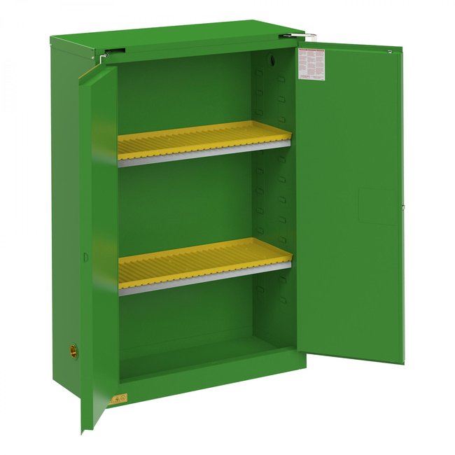 DURHAM MFG 1045S-83T Pesticide Storage Cabinet, 45 Gallon