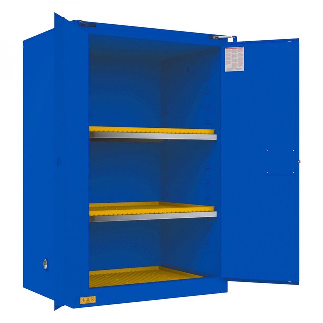 DURHAM MFG 1090S-293T Corrosive Storage, 90 Gallon, Self Close