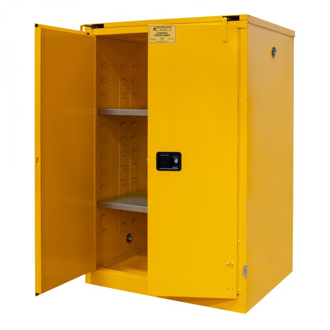 DURHAM MFG 1090S-50 Flammable Storage, 90 Gallon, Self Close