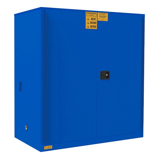 DURHAM MFG 1120M-293T Corrosive Storage, 120 Gallon, Manual