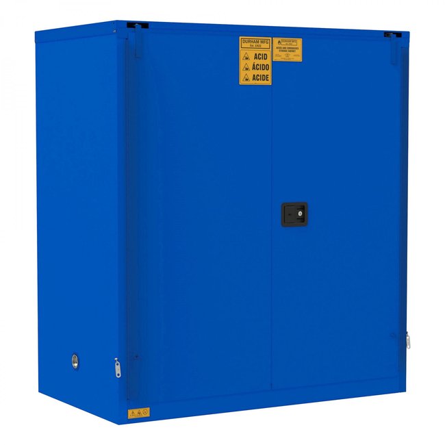 DURHAM MFG 1120S-293T Corrosive Storage, 120 Gal., Self Close