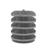 DURHAM MFG 1205-95 28 in. Revolving Rotabin, 5 Shelves