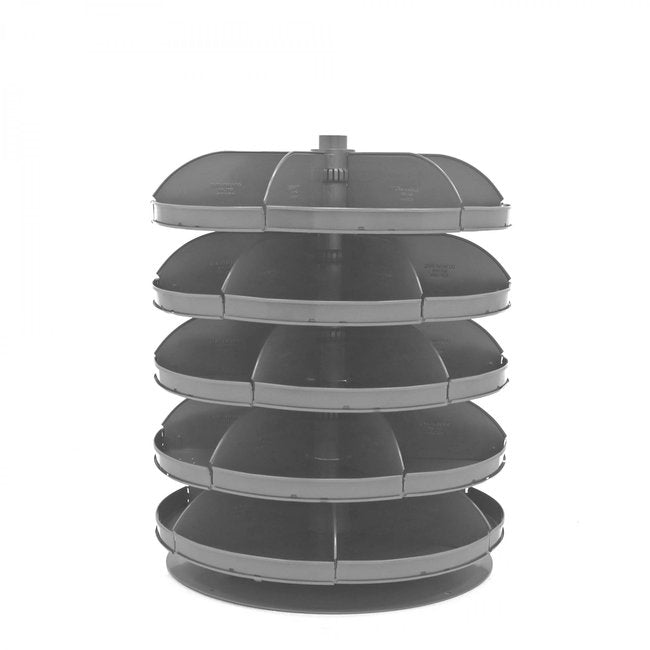 DURHAM MFG 1205-95 28 in. Revolving Rotabin, 5 Shelves
