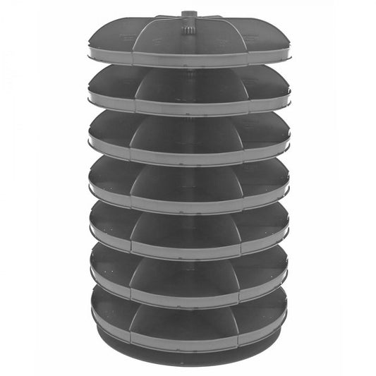 DURHAM MFG 1207-95 28 in. Revolving Rotabin, 7 Shelves