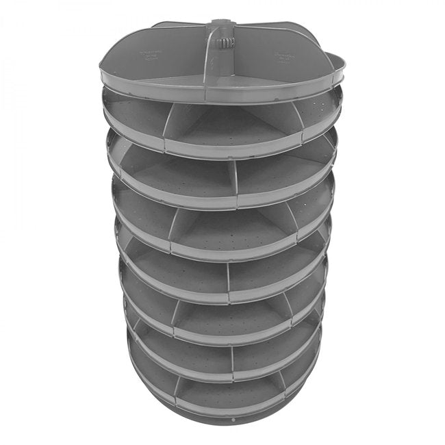 DURHAM MFG 1208-95 28 in. Revolving Rotabin, 8 Shelves