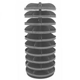 DURHAM MFG 1210-95 28 in. Revolving Rotabin, 10 Shelves