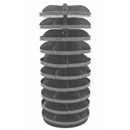 DURHAM MFG 1210-95 28 in. Revolving Rotabin, 10 Shelves