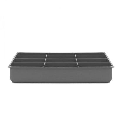 DURHAM MFG 124-95-12-IND Large, 12 Compartment Insert, Gray