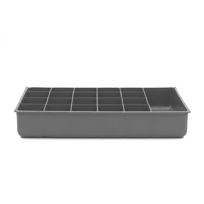 DURHAM MFG 124-95-21-IND Large, 21 Compartment Insert, Gray
