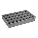 DURHAM MFG 124-95-32-IND Large, 32 Compartment Insert, Gray
