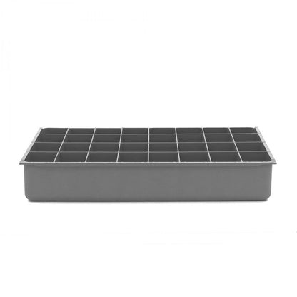 DURHAM MFG 124-95-32-IND Large, 32 Compartment Insert, Gray