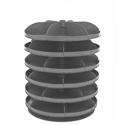 DURHAM MFG 1306-95 34 in. Revolving Rotabin, 6 Shelves