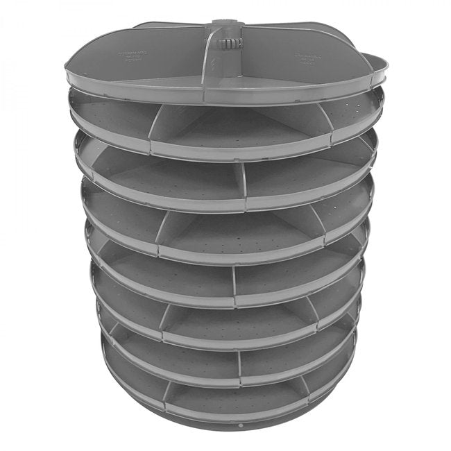 DURHAM MFG 1308-95 34 in. Revolving Rotabin, 8 Shelves