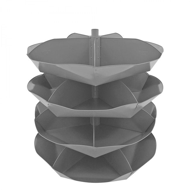 DURHAM MFG 1504-95 44 in. Revolving Rotabin, 20 Compartments