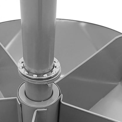 DURHAM MFG 1504-95 44 in. Revolving Rotabin, 20 Compartments