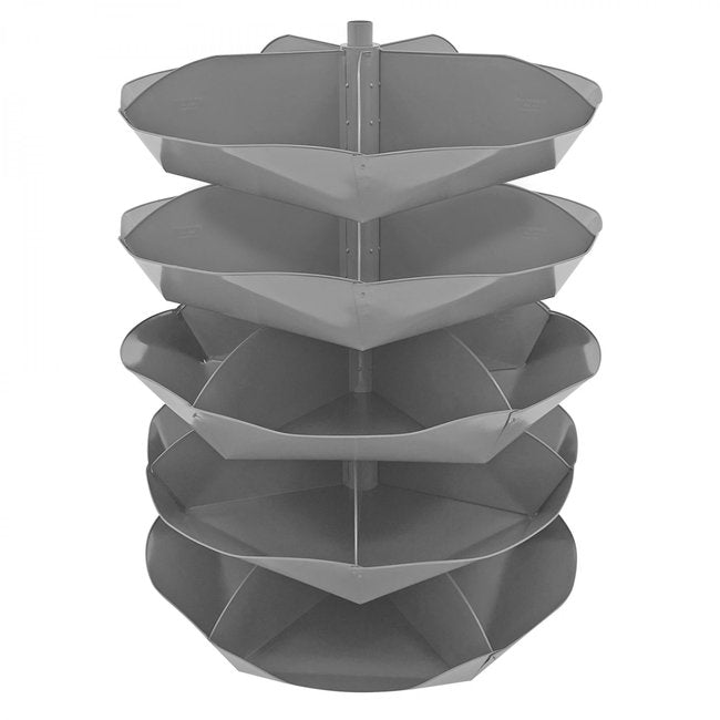 DURHAM MFG 1505-95 44 in. Revolving Rotabin, 25 Compartments
