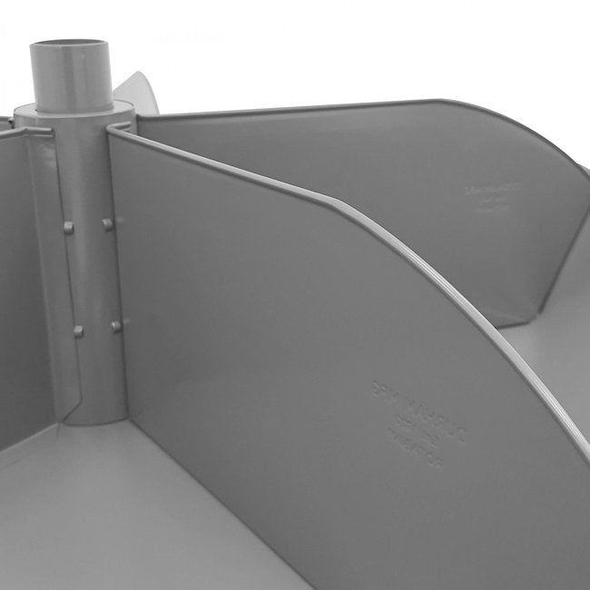 DURHAM MFG 1505-95 44 in. Revolving Rotabin, 25 Compartments