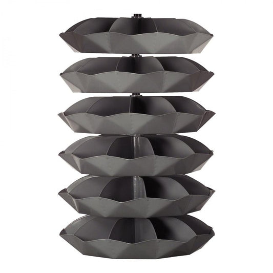 DURHAM MFG 1536-95 44 in. Revolving Rotabin, 60 Compartments