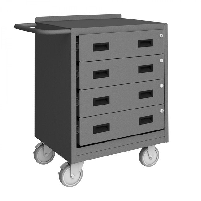 DURHAM MFG 2202-95 Mobile Bench Cabinet, 4 Drawers