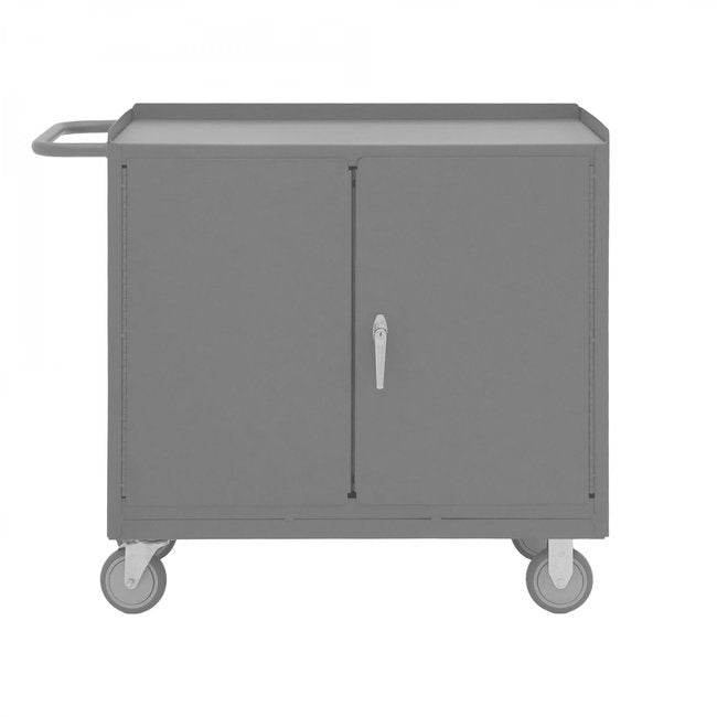 DURHAM MFG 2210A-LU-95 Mobile Bench Cabinet, 1 Shelf