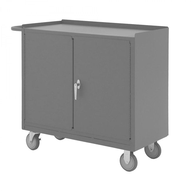 DURHAM MFG 2210A-LU-95 Mobile Bench Cabinet, 1 Shelf