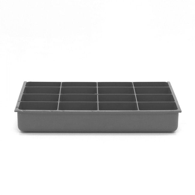 DURHAM MFG 229-95-16-IND Small, 16 Compartment Insert, Gray