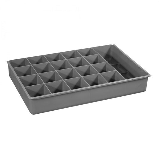 DURHAM MFG 229-95-21-IND Small, 21 Compartment Insert, Gray