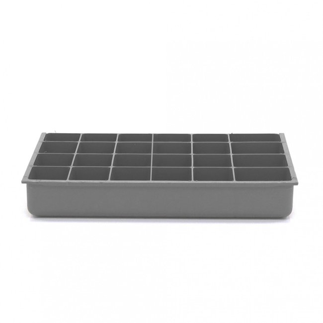 DURHAM MFG 229-95-24-IND Small, 24 Compartment Insert, Gray
