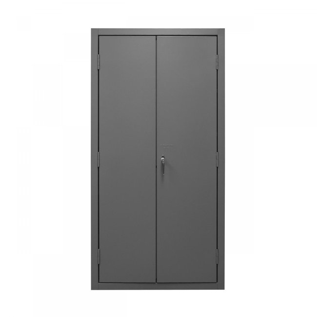 DURHAM MFG 2501-BDLP-102-3S-95 Cabinet, 3 Shelves, 102 Yellow Bins