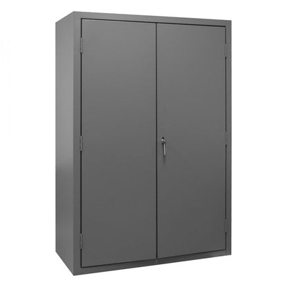 DURHAM MFG 2502-138-3S-5295 Cabinet, 3 Shelves, 138 Blue Bins