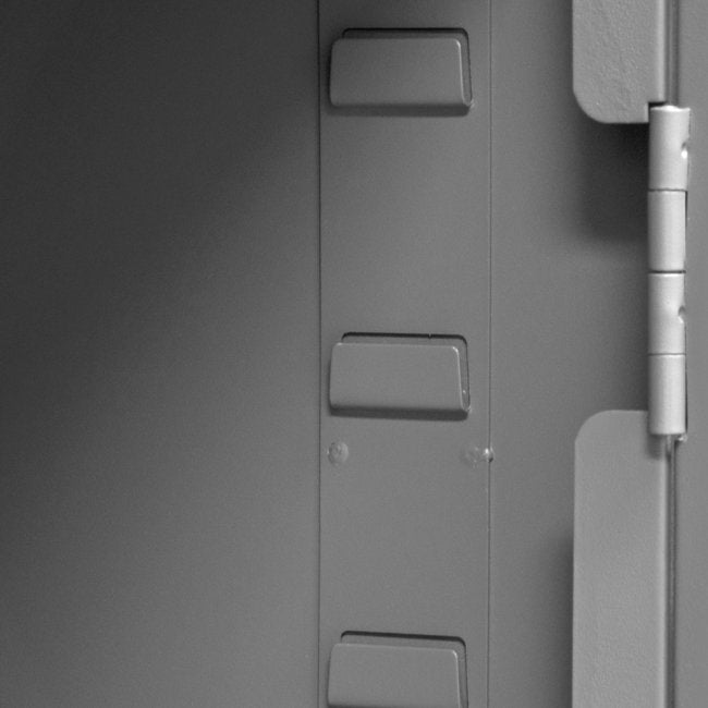 DURHAM MFG 2502-186-5295 Cabinet, 186 Blue Bins