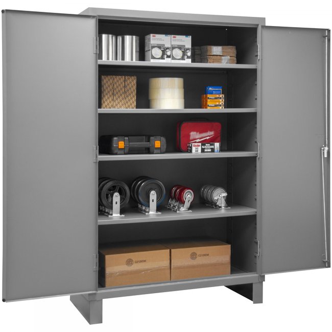 DURHAM MFG 2505-4S-95 Cabinet, 4 Shelves