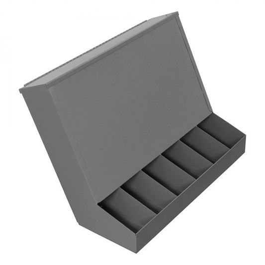 DURHAM MFG 289-95 Gravity Feed Dispenser, Gray