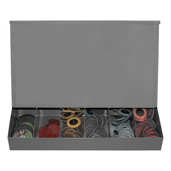 DURHAM MFG 289-95 Gravity Feed Dispenser, Gray