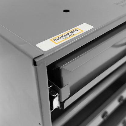 DURHAM MFG 297B-95 Wire and Terminal Storage Cabinet, Gray