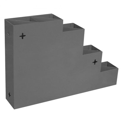 DURHAM MFG 298-95 Cable Tie Rack, Steel, Gray