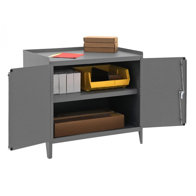 DURHAM MFG 3000-95 Table High Storage Cabinet, 1 Shelf
