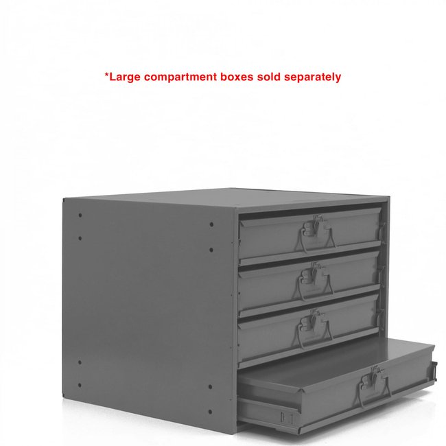 DURHAM MFG 303-95 Large Slide Rack, 4 Compartments