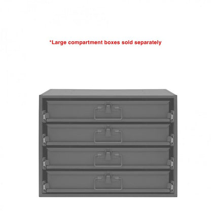 DURHAM MFG 303B-15.75-95 Large Bearing Slide Rack, 4 Compartments