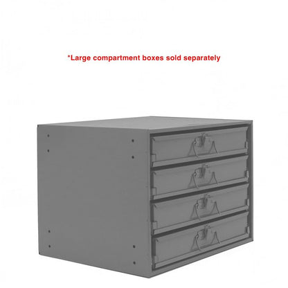DURHAM MFG 303B-15.75-95 Large Bearing Slide Rack, 4 Compartments