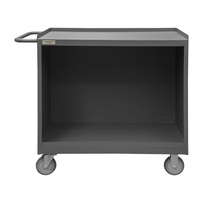DURHAM MFG 3110-95 Mobile Bench Cabinet, Steel Top, No Door