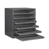 DURHAM MFG 321B-95 Heavy Duty Bearing Slide Rack, 6 Comps