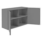 DURHAM MFG 338-95 4 Section Storage Cabinet, Gray