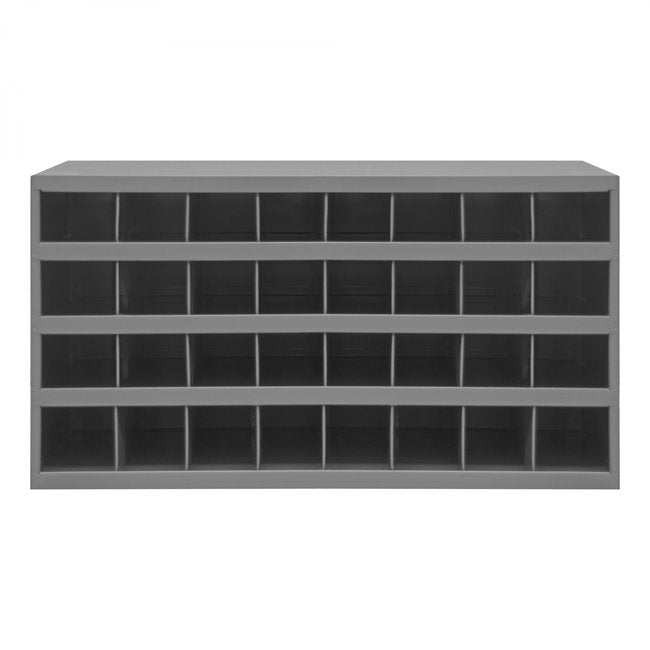 DURHAM MFG 344-95 9 in. Deep, 32 Opening Bin, Gray
