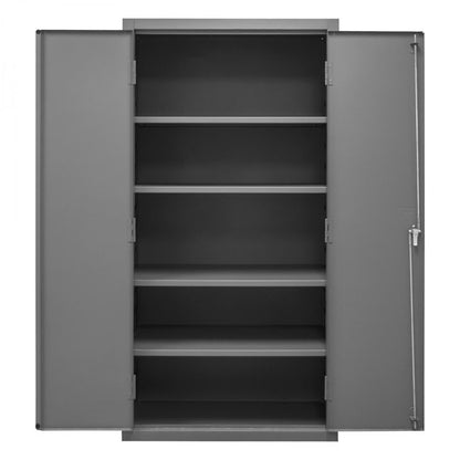 DURHAM MFG 3501-4S-95 Shelf Cabinet, 36X24, 14 Gauge, 4 Shelf