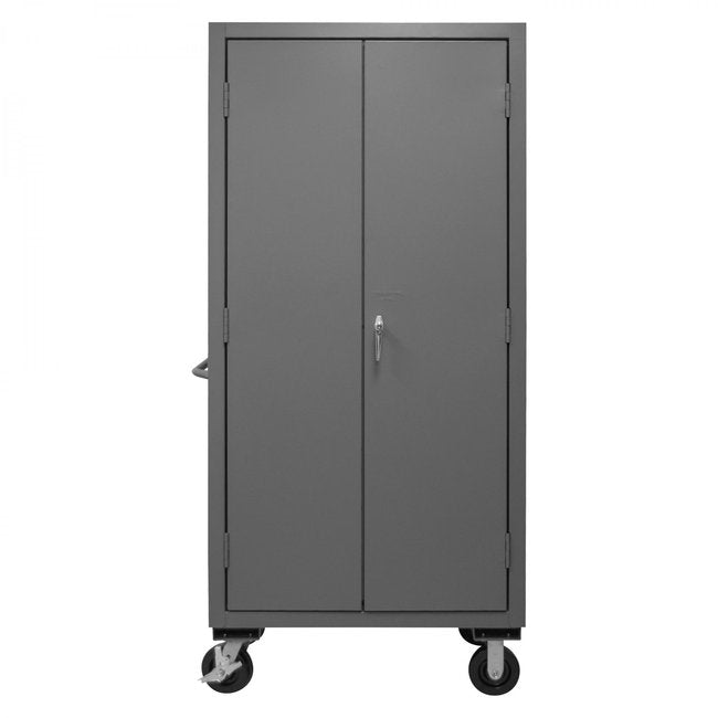 DURHAM MFG 3501M-BLP-30-95 Mobile Cabinet, 30 Yellow Bins