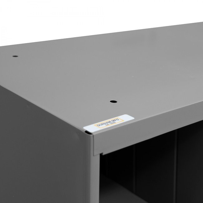 DURHAM MFG 351-95 12 in. Deep, 20 Opening Bin, Gray