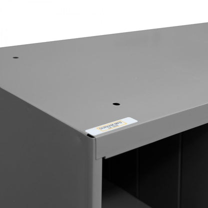 DURHAM MFG 351-95 12 in. Deep, 20 Opening Bin, Gray